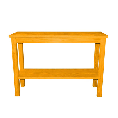Versaloft Amish Made Wood Console Table with Shelf