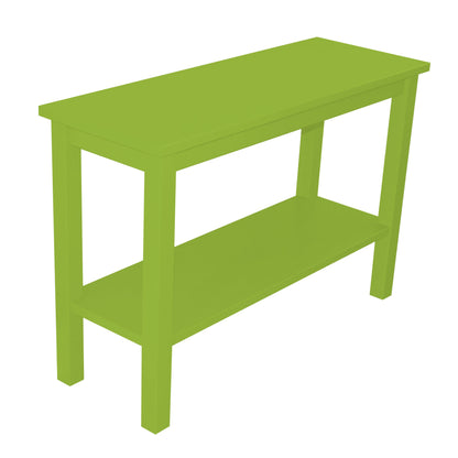 Versaloft Amish Made Wood Console Table with Shelf