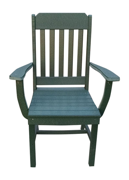 Keystone Amish Co. Traditional Poly Composite Dining Chair with arms