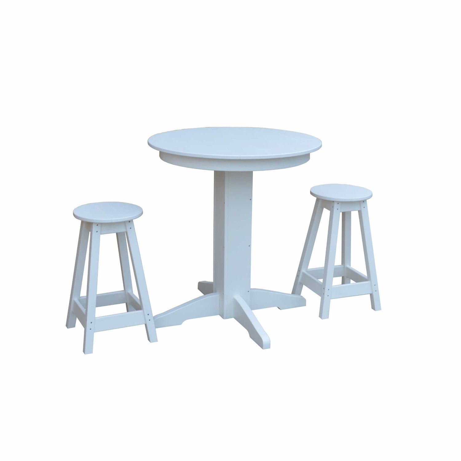 Keystone Amish Co. Poly Composite Sierra Counter-Height Barstool Set