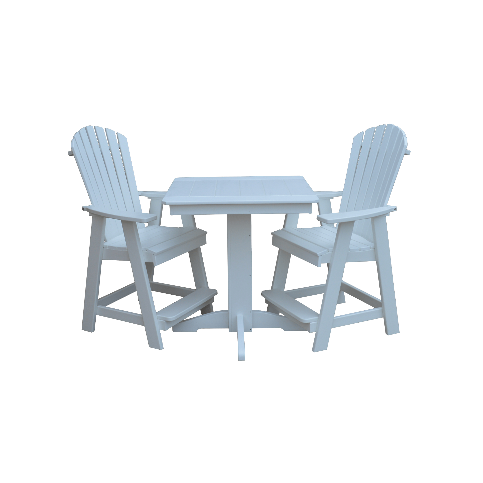 Keystone Amish Co. Sunburst 2-Person Counter Height Poly Dining Set