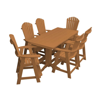Keystone Amish Co. Sunburst 7-Piece Poly Counter Height Dining Set
