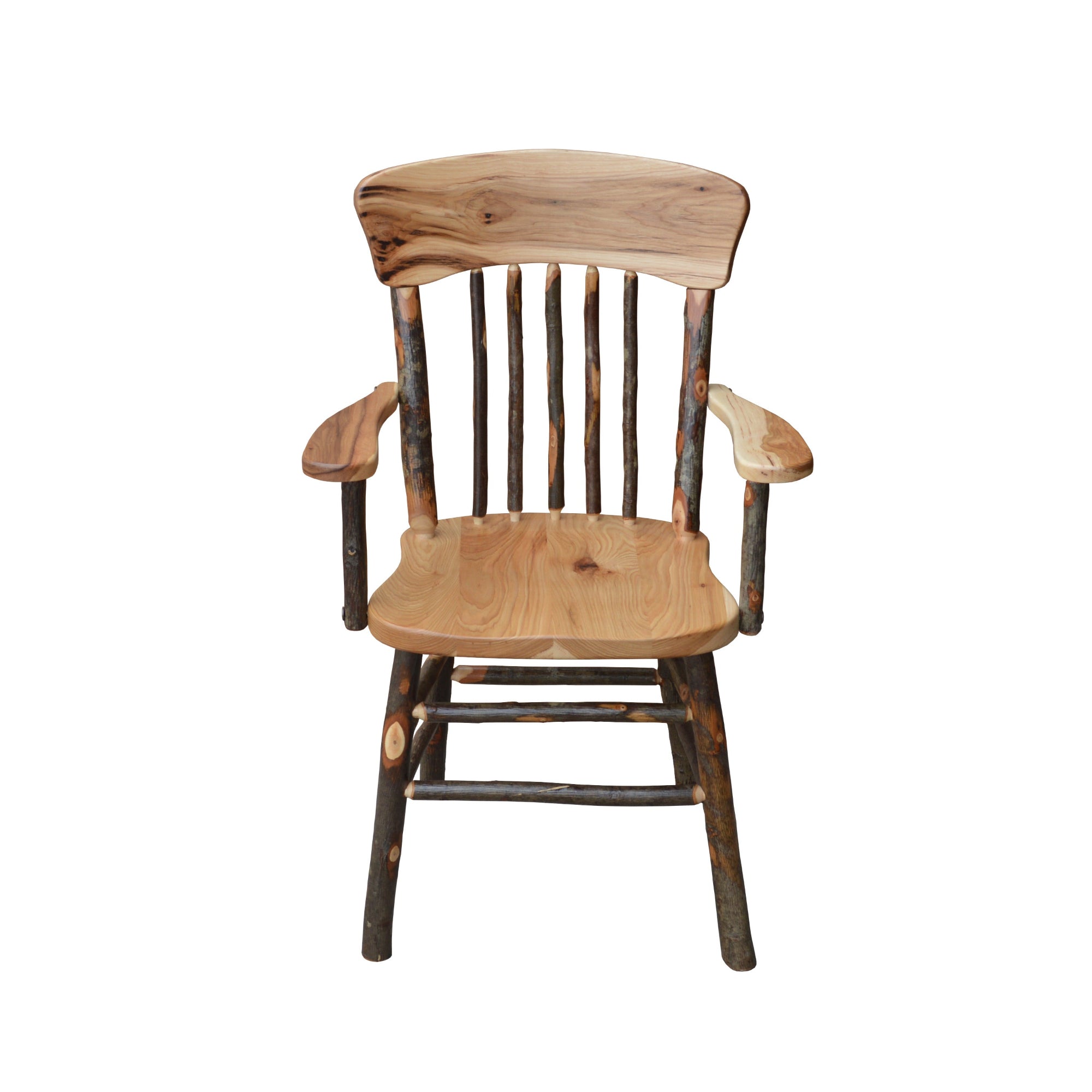 Keystone Amish Co. Hickory Rustic Dining Arm Chair