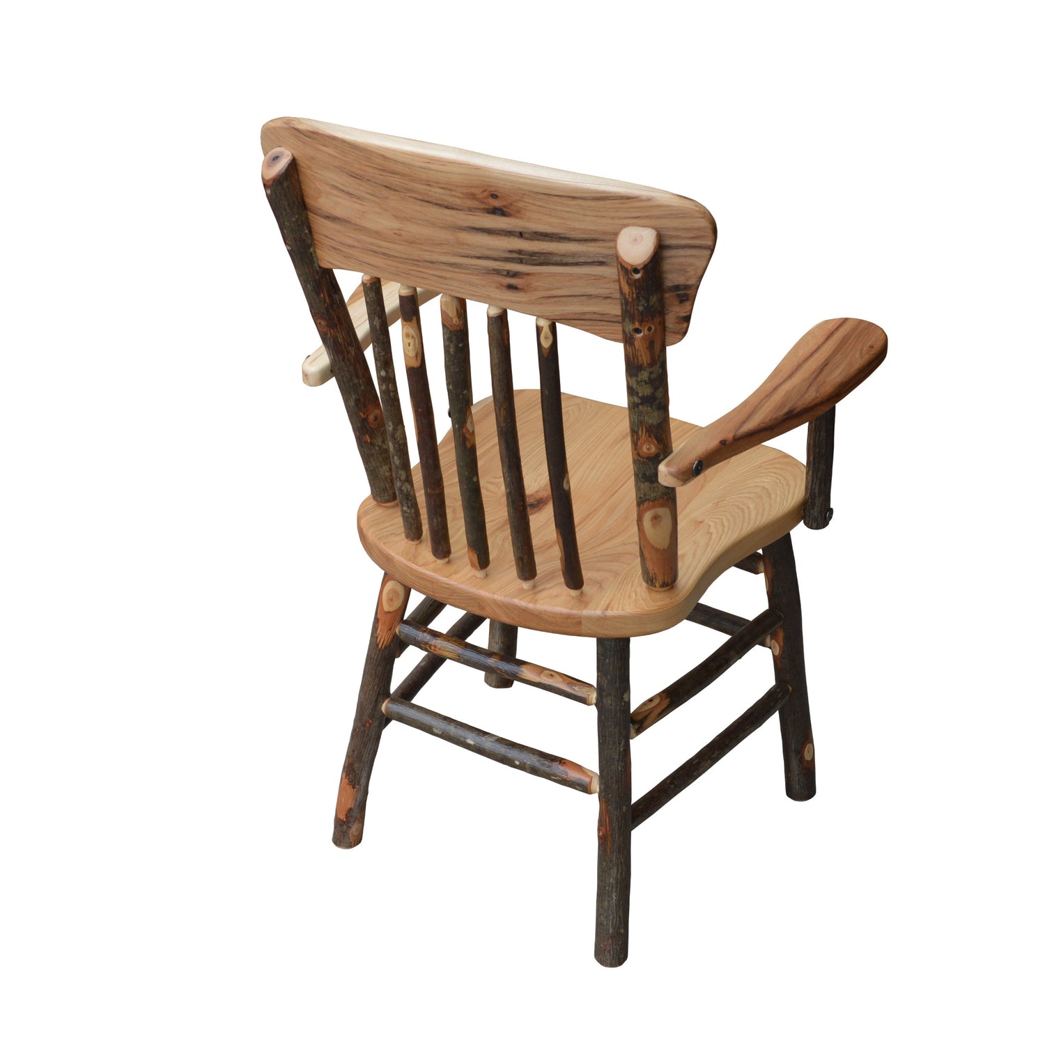 Keystone Amish Co. Hickory Rustic Dining Arm Chair