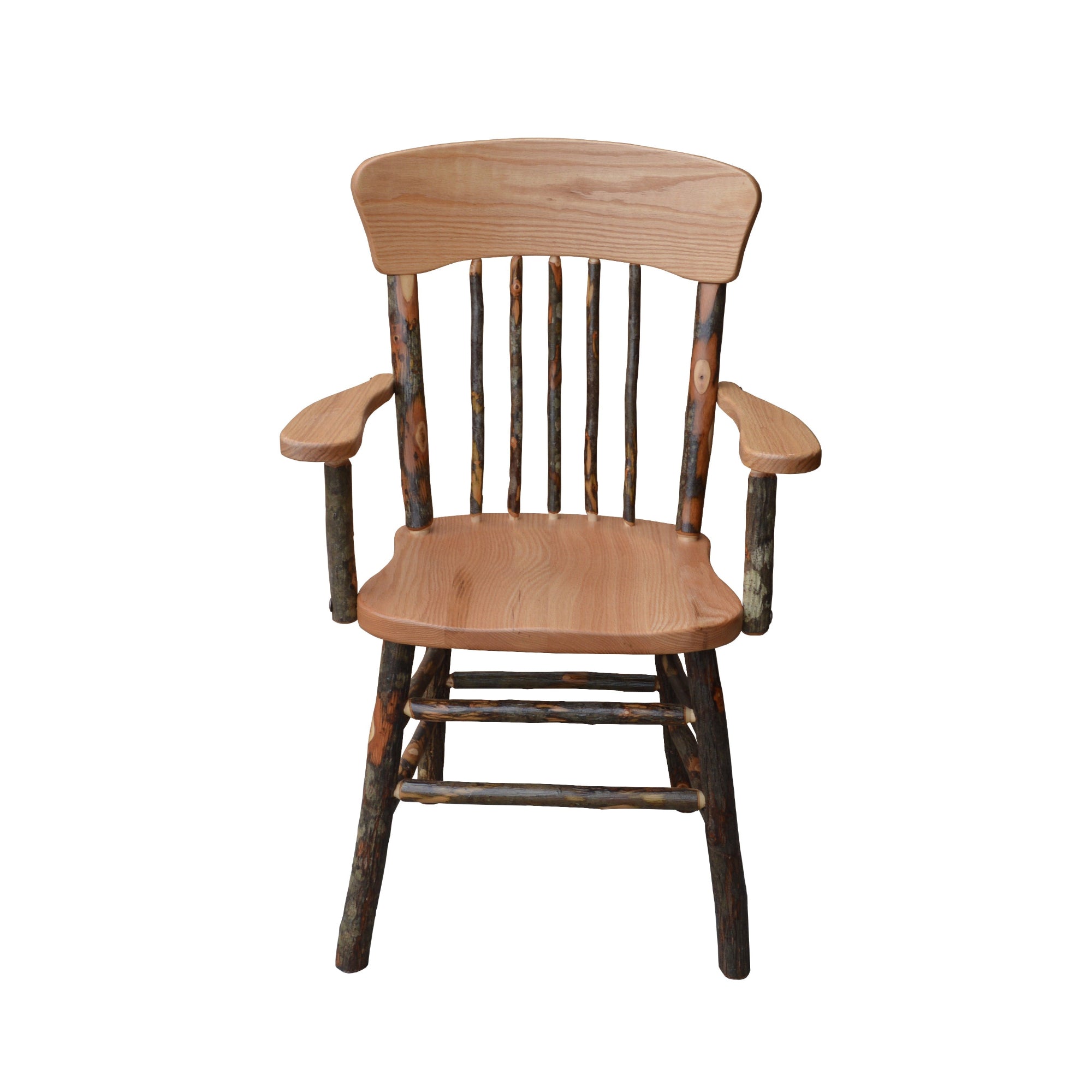 Keystone Amish Co. Hickory Rustic Dining Arm Chair