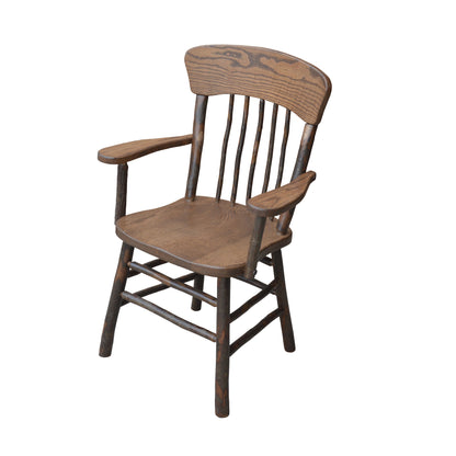 Keystone Amish Co. Hickory Rustic Dining Arm Chair