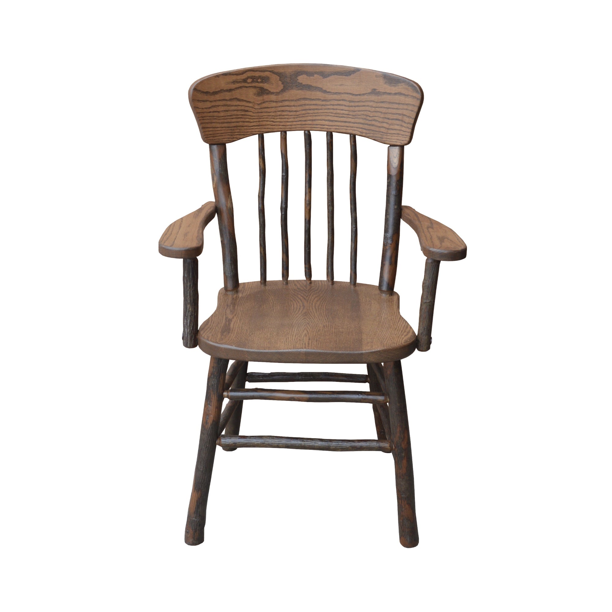 Keystone Amish Co. Hickory Rustic Dining Arm Chair