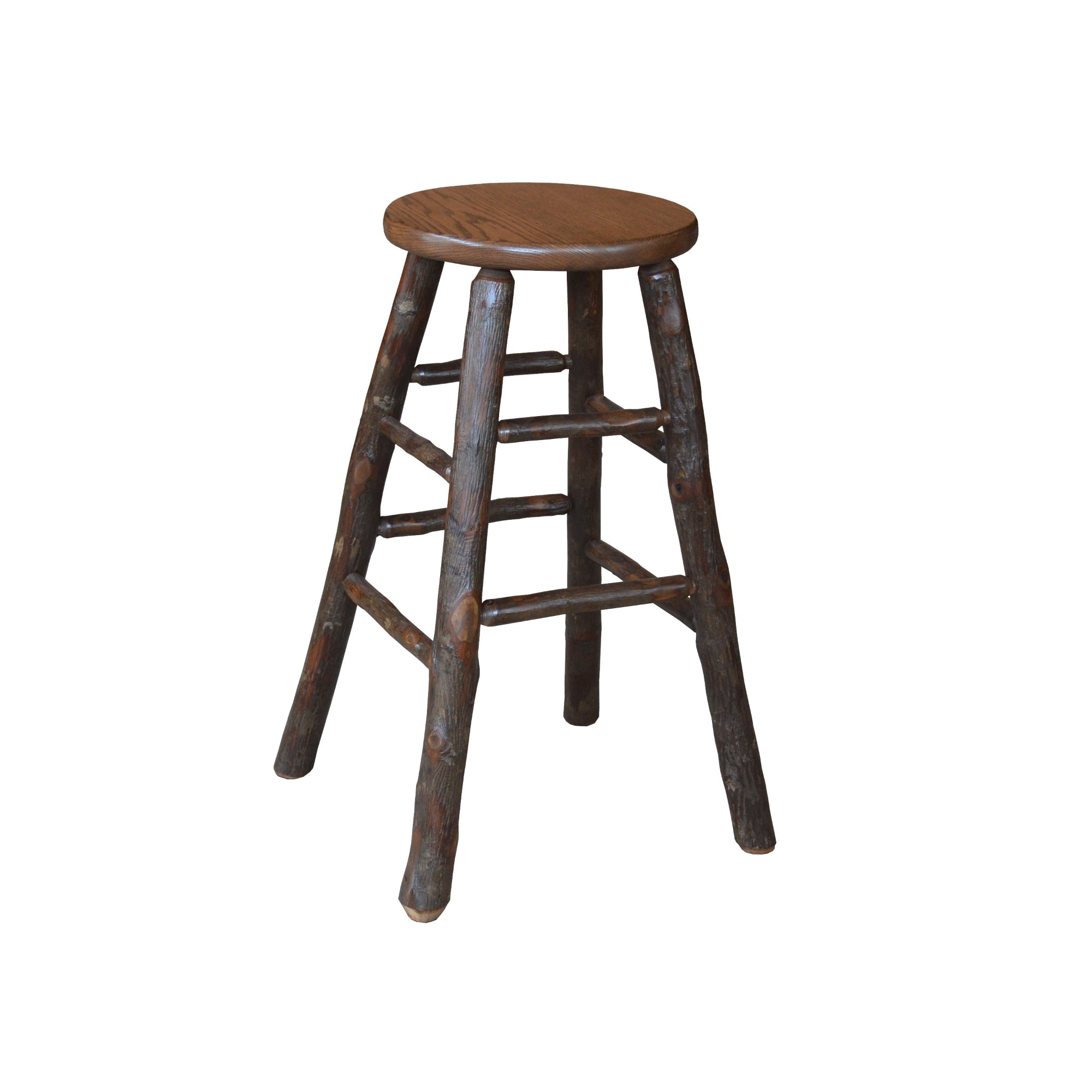 Keystone Amish Co. Hickory Rustic Bar Stool