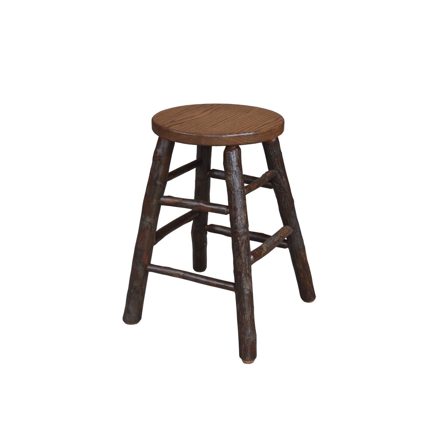 Keystone Amish Co. Rustic Hickory Counter Stool