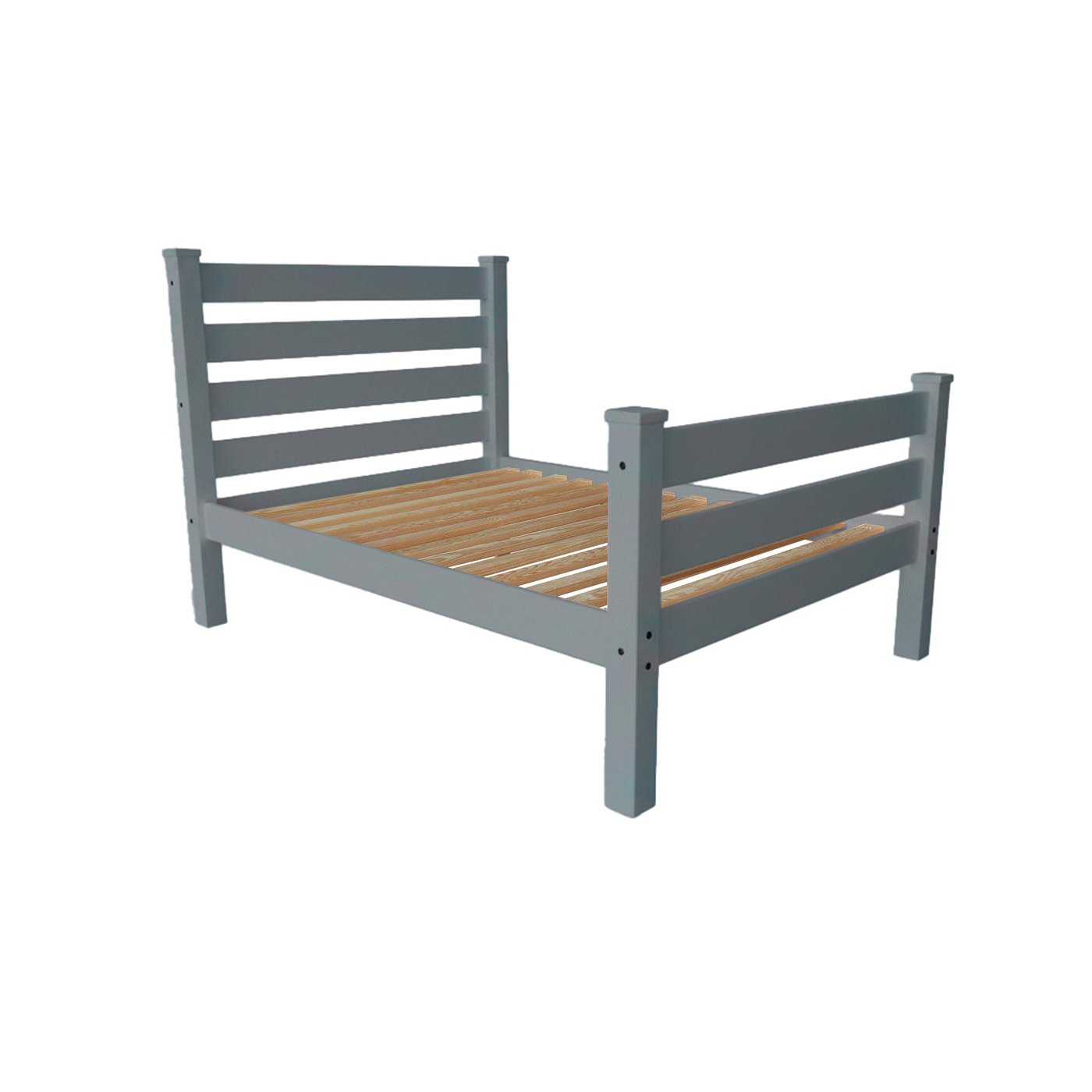 Versaloft Homestead Amish Made Bed Frame With Headboard and Footboard