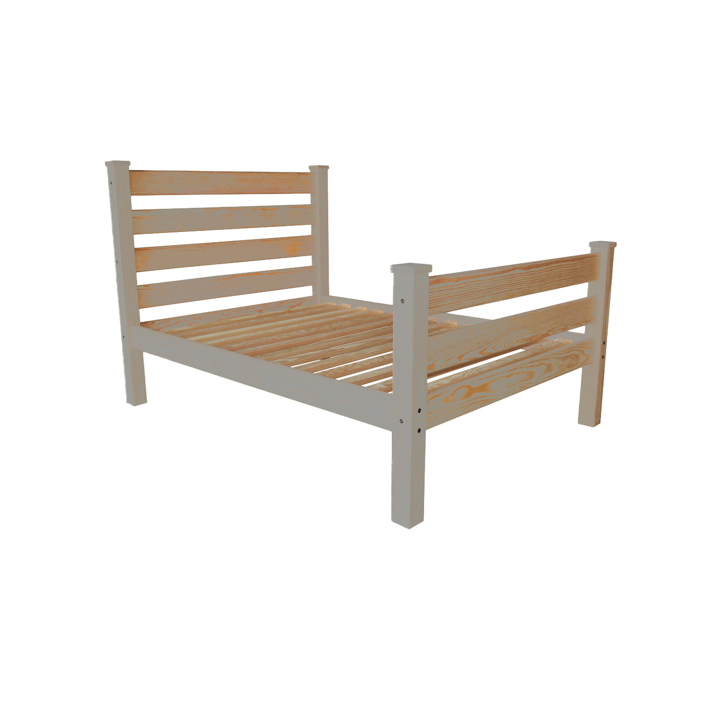 Versaloft Homestead Amish Made Bed Frame With Headboard and Footboard