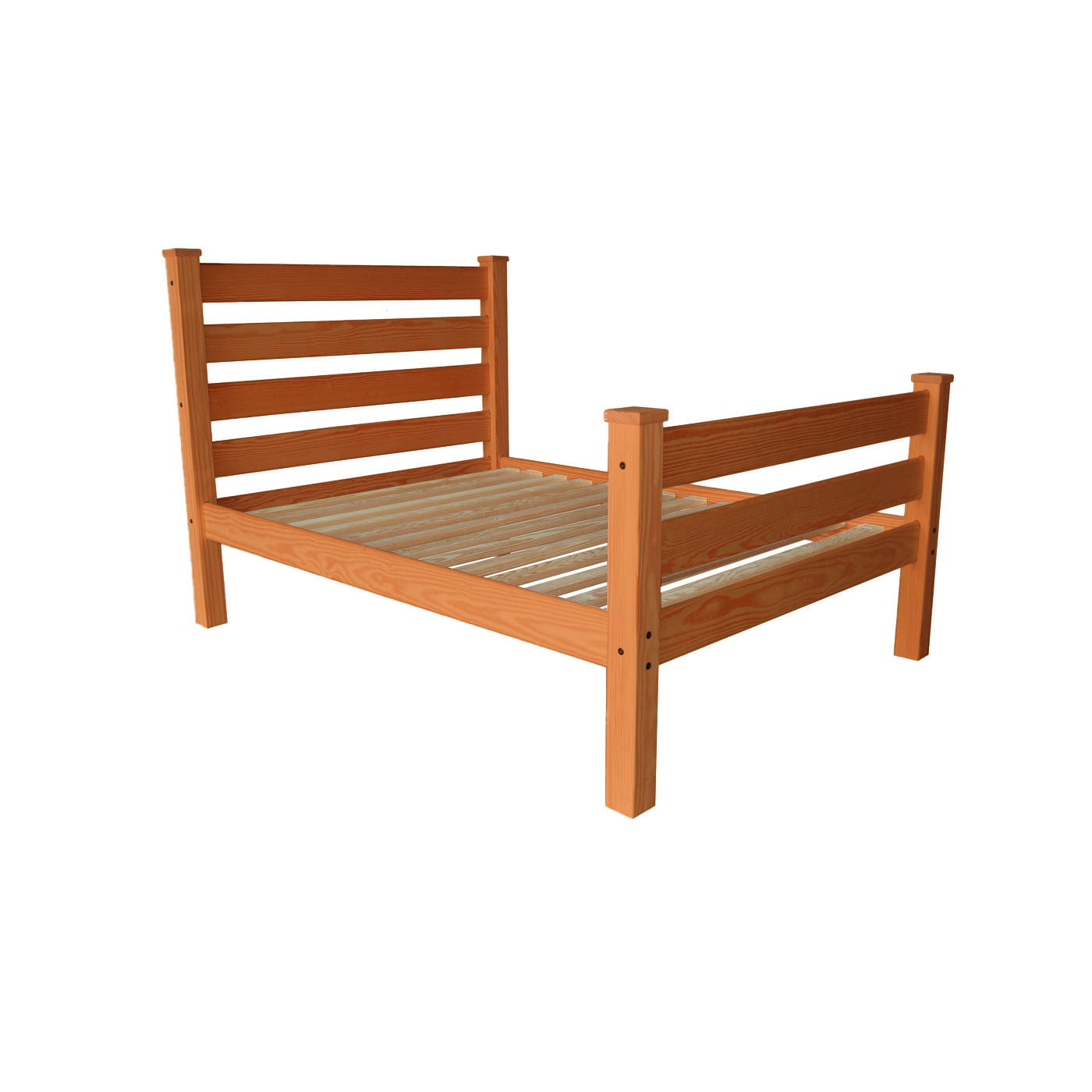 Versaloft Homestead Amish Made Bed Frame With Headboard and Footboard