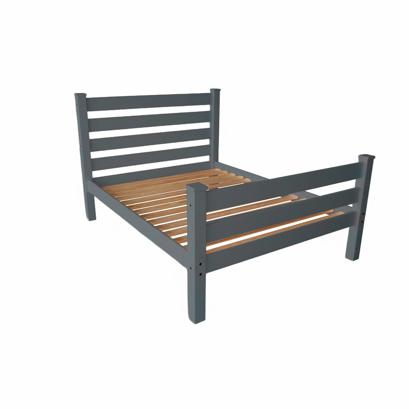 Versaloft Homestead Amish Made Bed Frame With Headboard and Footboard