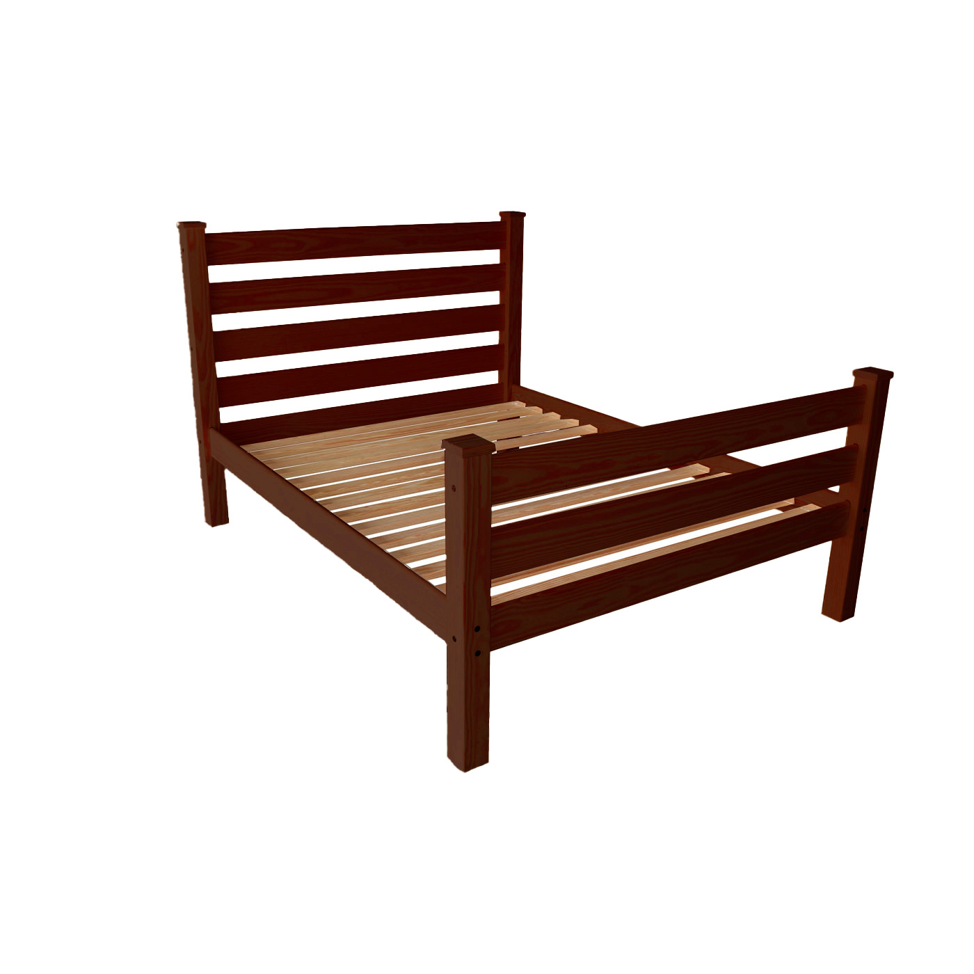 Versaloft Homestead Amish Made Bed Frame With Headboard and Footboard