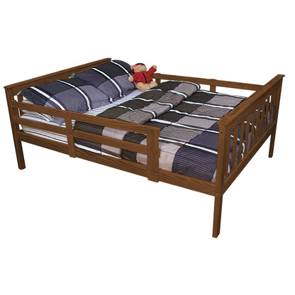 Versaloft Mission Amish Made Kids Bed Frame with Guardrails