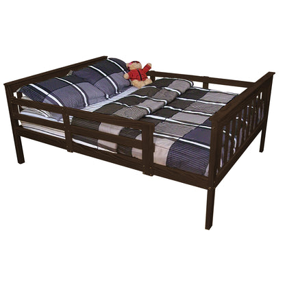 Versaloft Mission Amish Made Kids Bed Frame with Guardrails