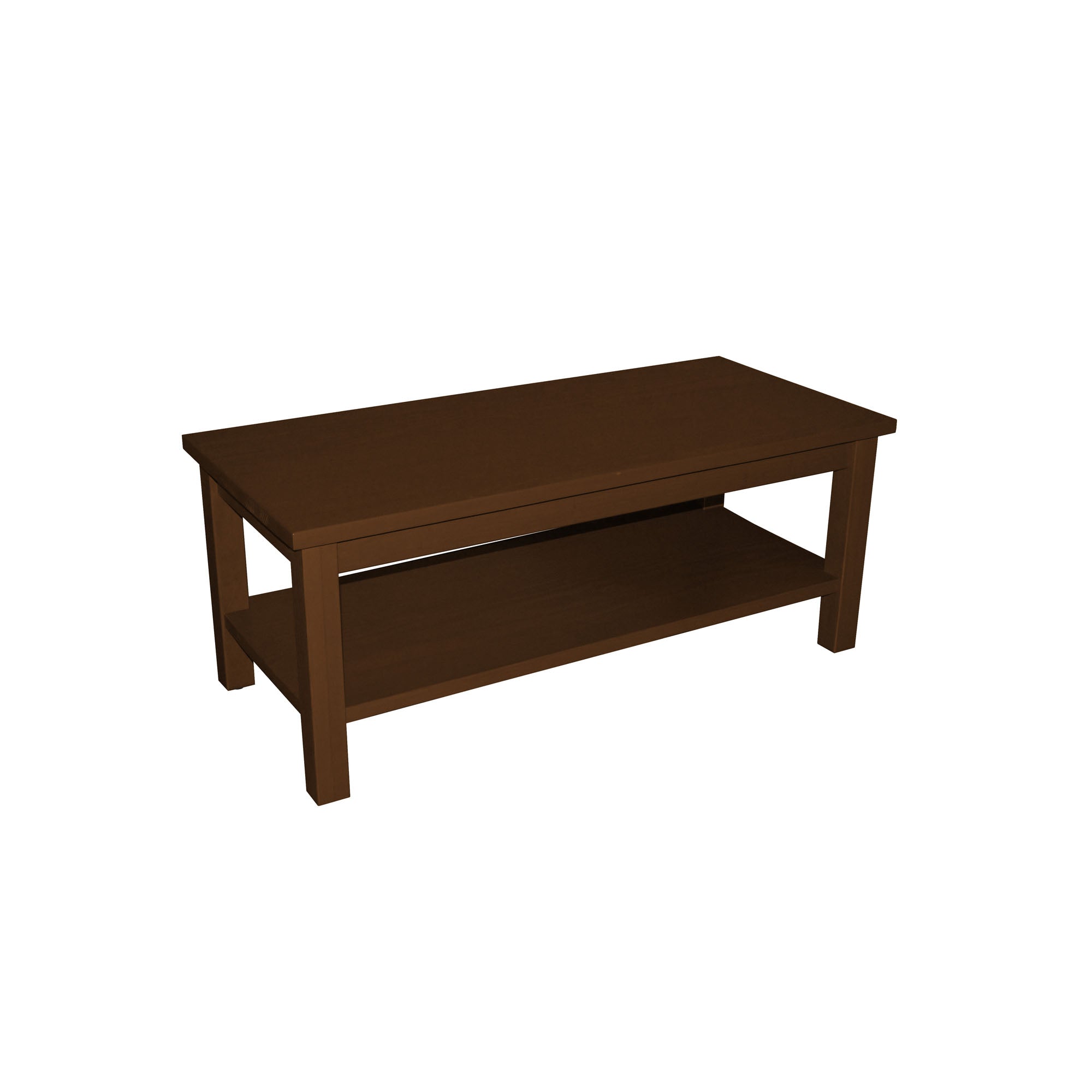 Versaloft Amish Made Wood Coffee Table with Shelf