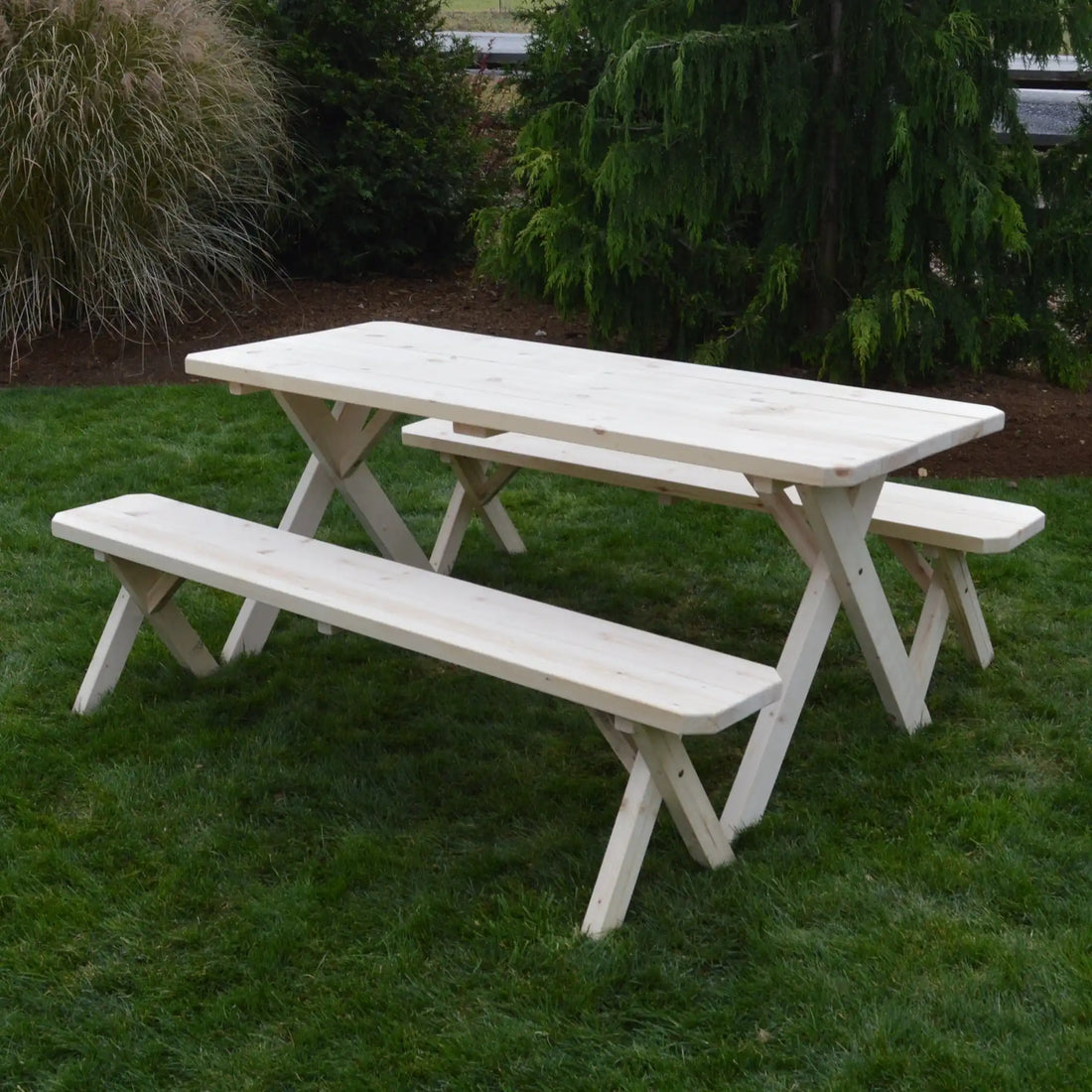 Keystone Amish Co. Spruce Crossleg Outdoor Dining Set