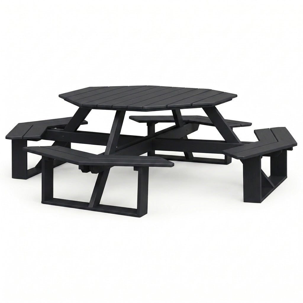 Keystone Amish Co. Octagon Walk-In Poly Picnic Table