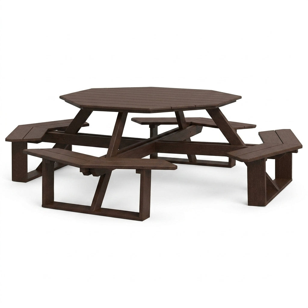 Keystone Amish Co. Octagon Walk-In Poly Picnic Table