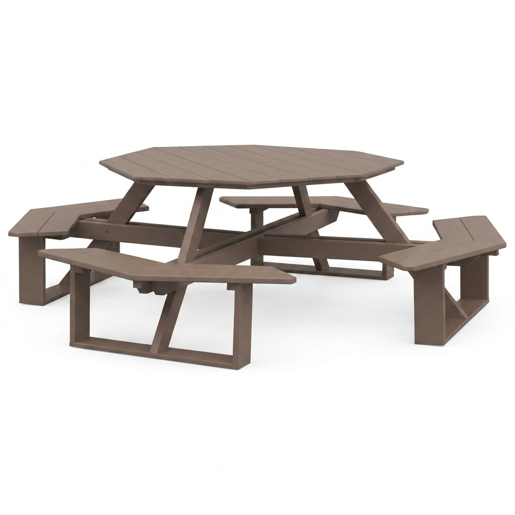Keystone Amish Co. Octagon Walk-In Poly Picnic Table