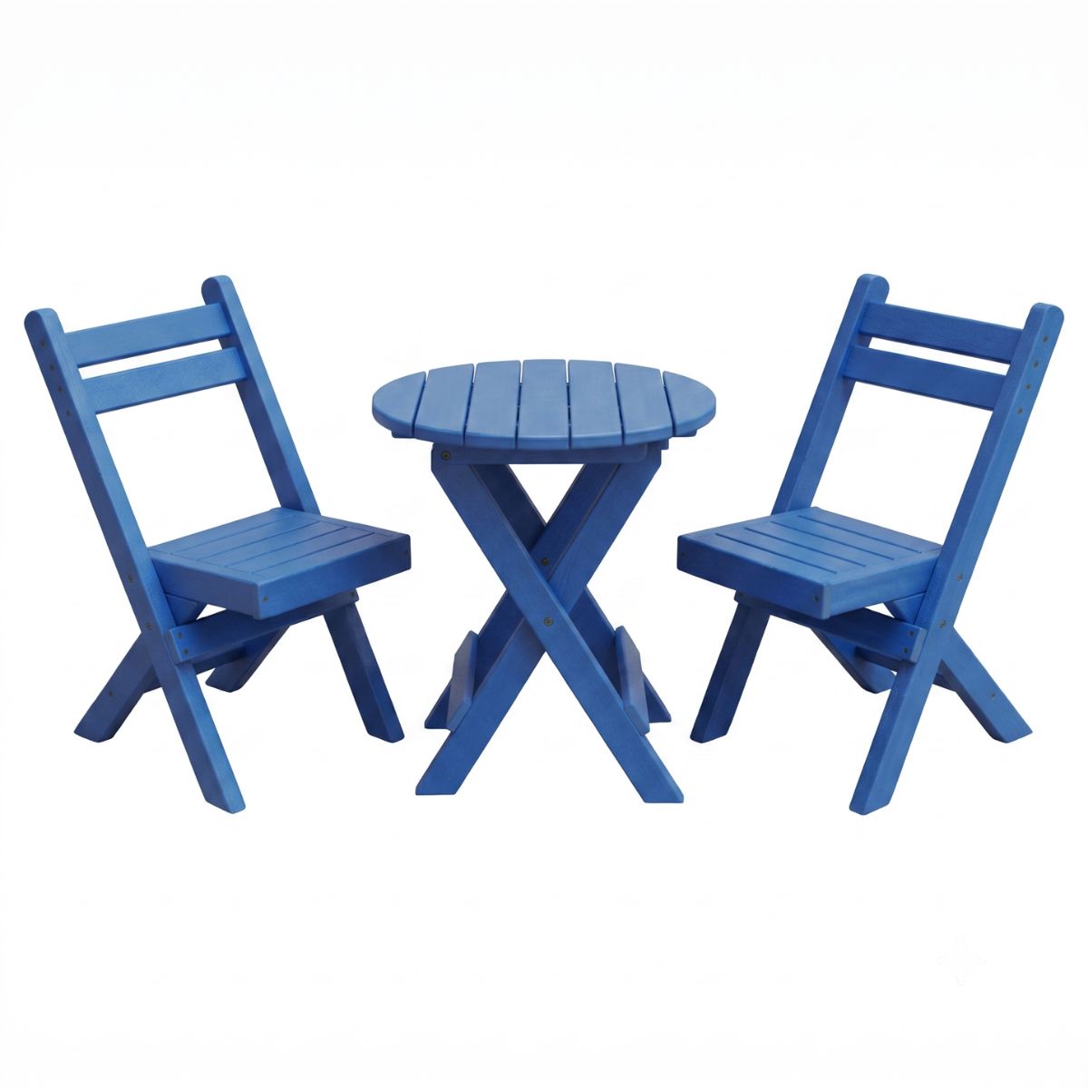Keystone Amish Co. Coronado Round Poly Folding Bistro Set