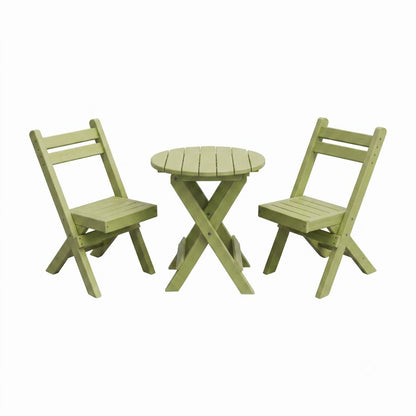 Keystone Amish Co. Coronado Round Poly Folding Bistro Set
