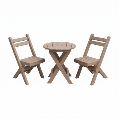 Keystone Amish Co. Coronado Round Poly Folding Bistro Set