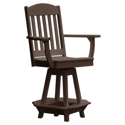 Keystone Amish Co. Classic Poly Counter Height Swivel Chair