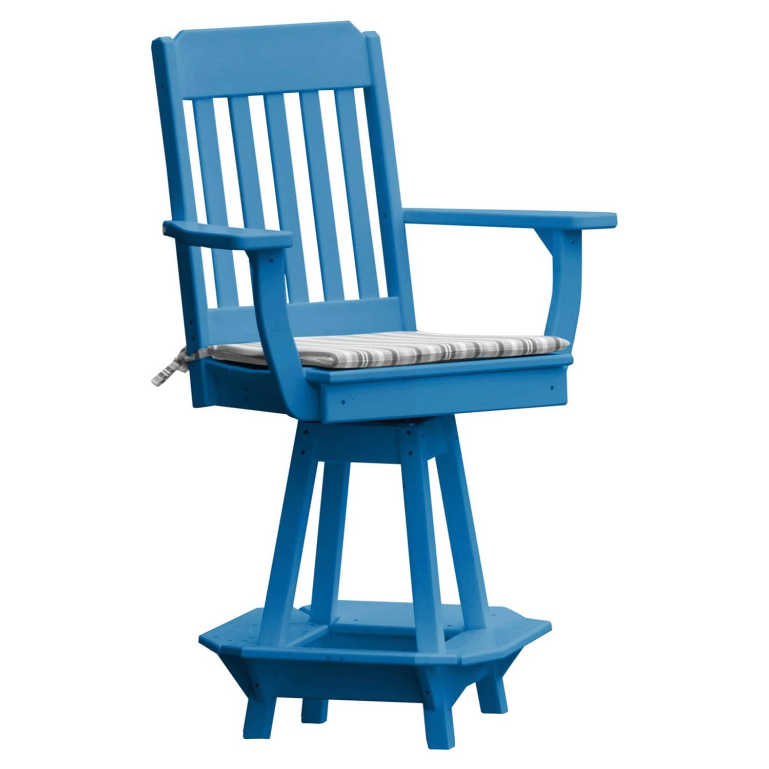 Keystone Amish Co. Traditional Poly Swivel Counter Height Chair