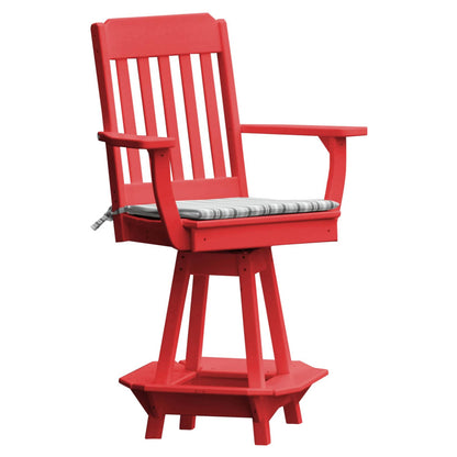 Keystone Amish Co. Traditional Poly Swivel Counter Height Chair