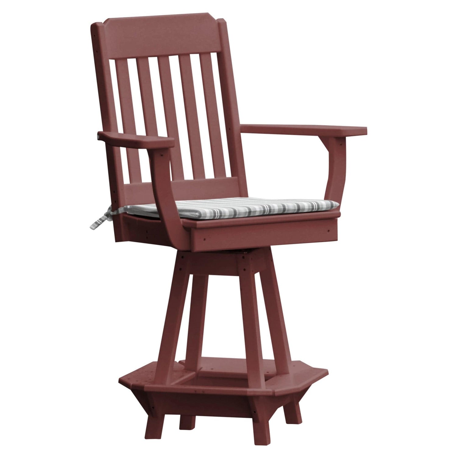 Keystone Amish Co. Traditional Poly Swivel Counter Height Chair