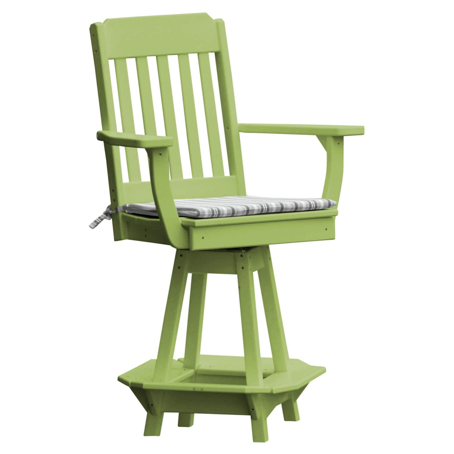 Keystone Amish Co. Traditional Poly Swivel Counter Height Chair