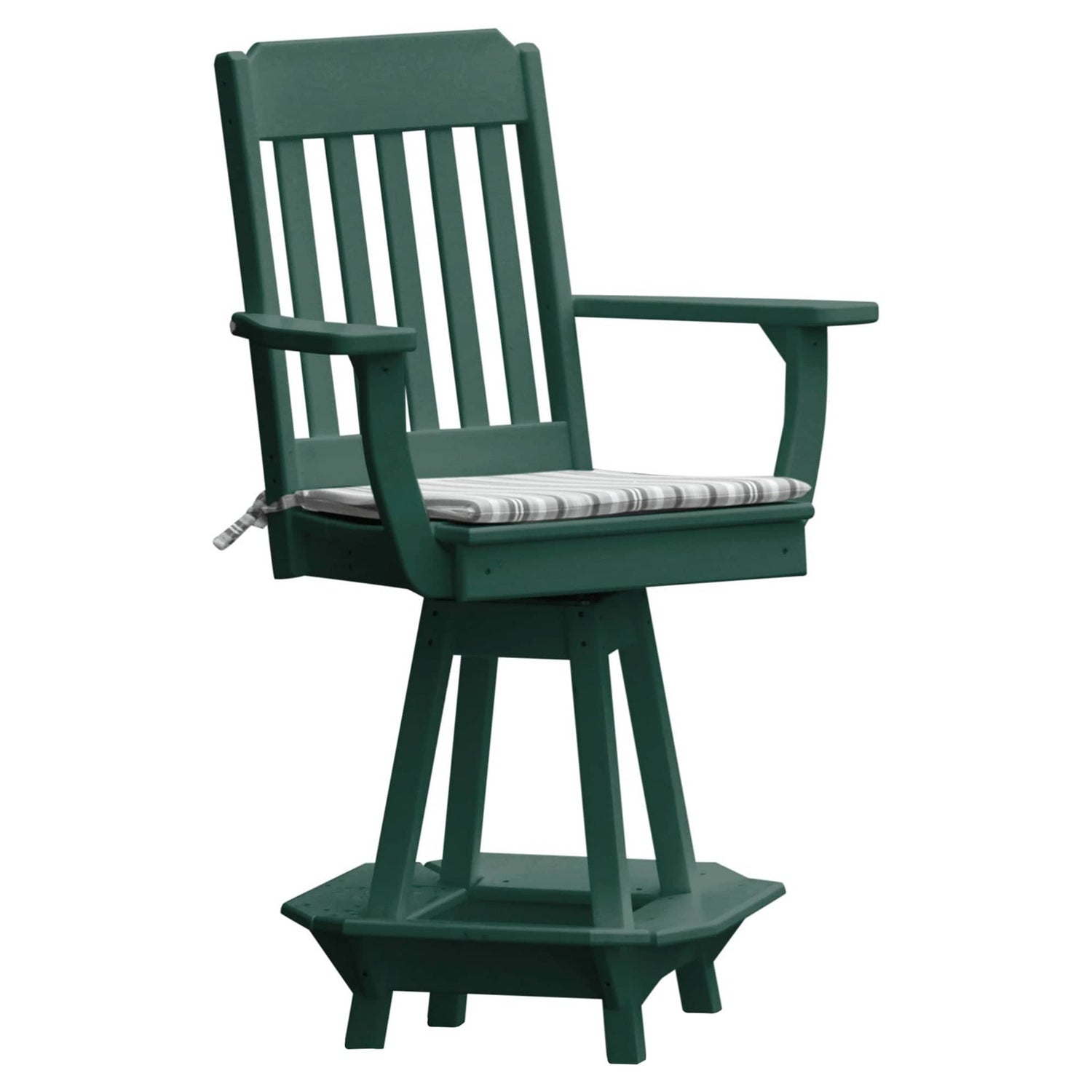 Keystone Amish Co. Traditional Poly Swivel Counter Height Chair