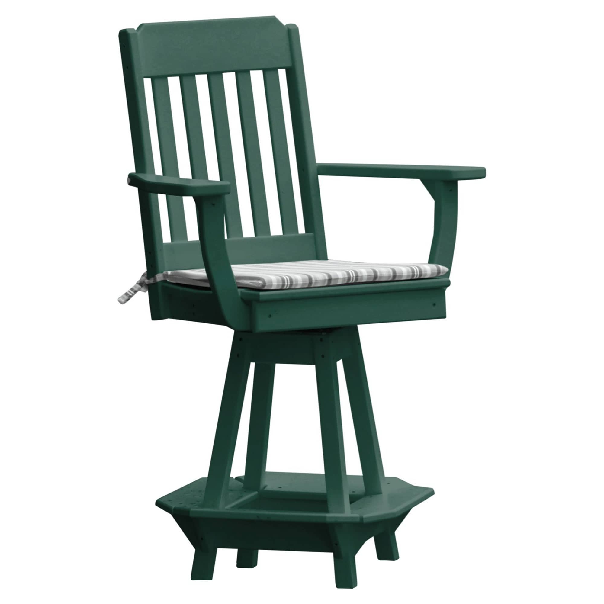 Keystone Amish Co. Traditional Poly Swivel Counter Height Chair