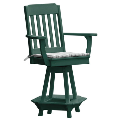 Keystone Amish Co. Traditional Poly Swivel Counter Height Chair