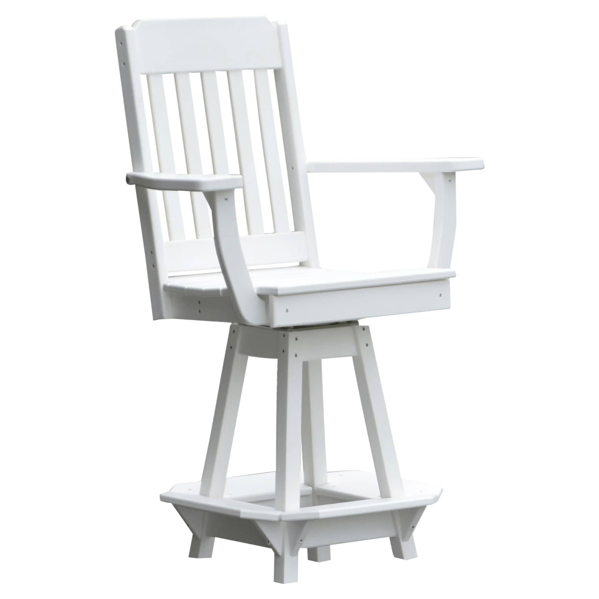 Keystone Amish Co. Traditional Poly Swivel Counter Height Chair