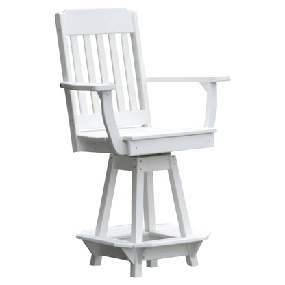 Keystone Amish Co. Traditional Poly Swivel Counter Height Chair