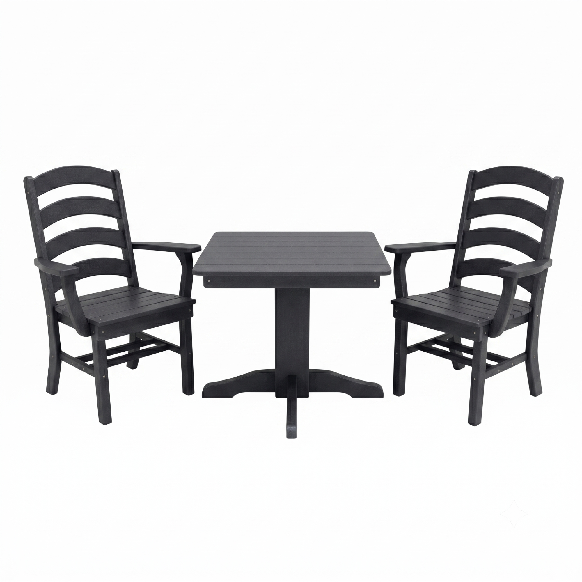 Keystone Amish Co. Josie 2 Person Poly Outdoor Dining Set with Square Table