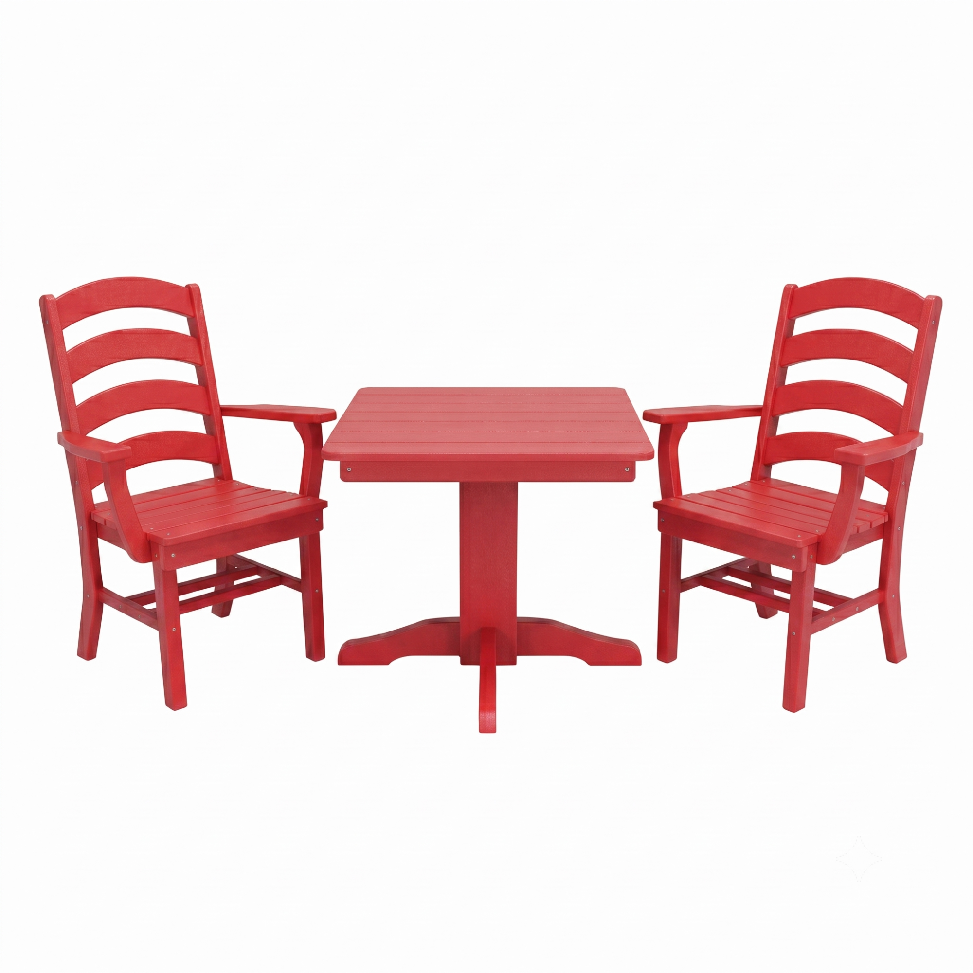 Keystone Amish Co. Josie 2 Person Poly Outdoor Dining Set with Square Table