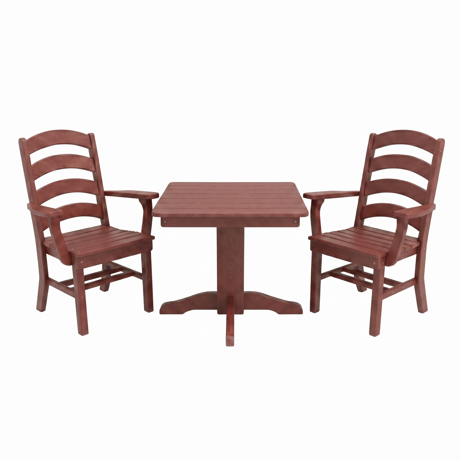 Keystone Amish Co. Josie 2 Person Poly Outdoor Dining Set with Square Table