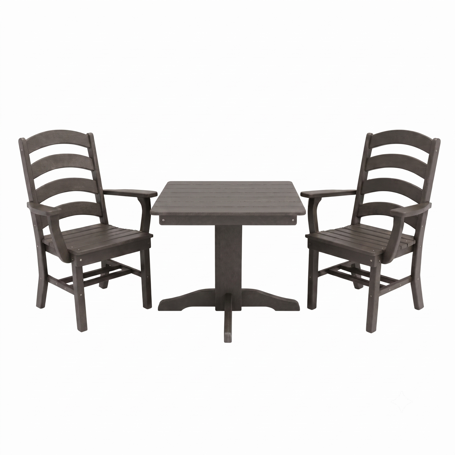 Keystone Amish Co. Josie 2 Person Poly Outdoor Dining Set with Square Table