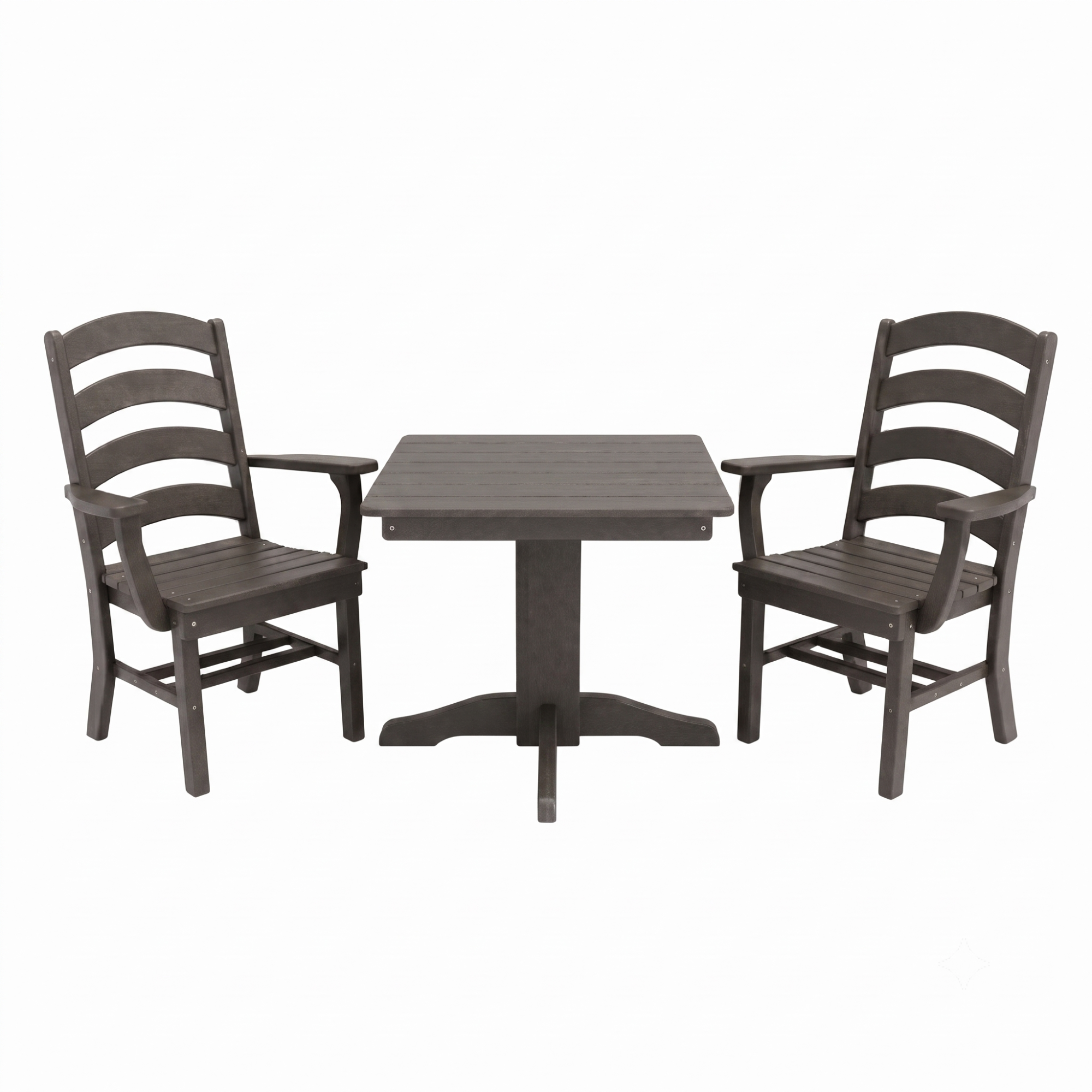 Keystone Amish Co. Josie 2 Person Poly Outdoor Dining Set with Square Table