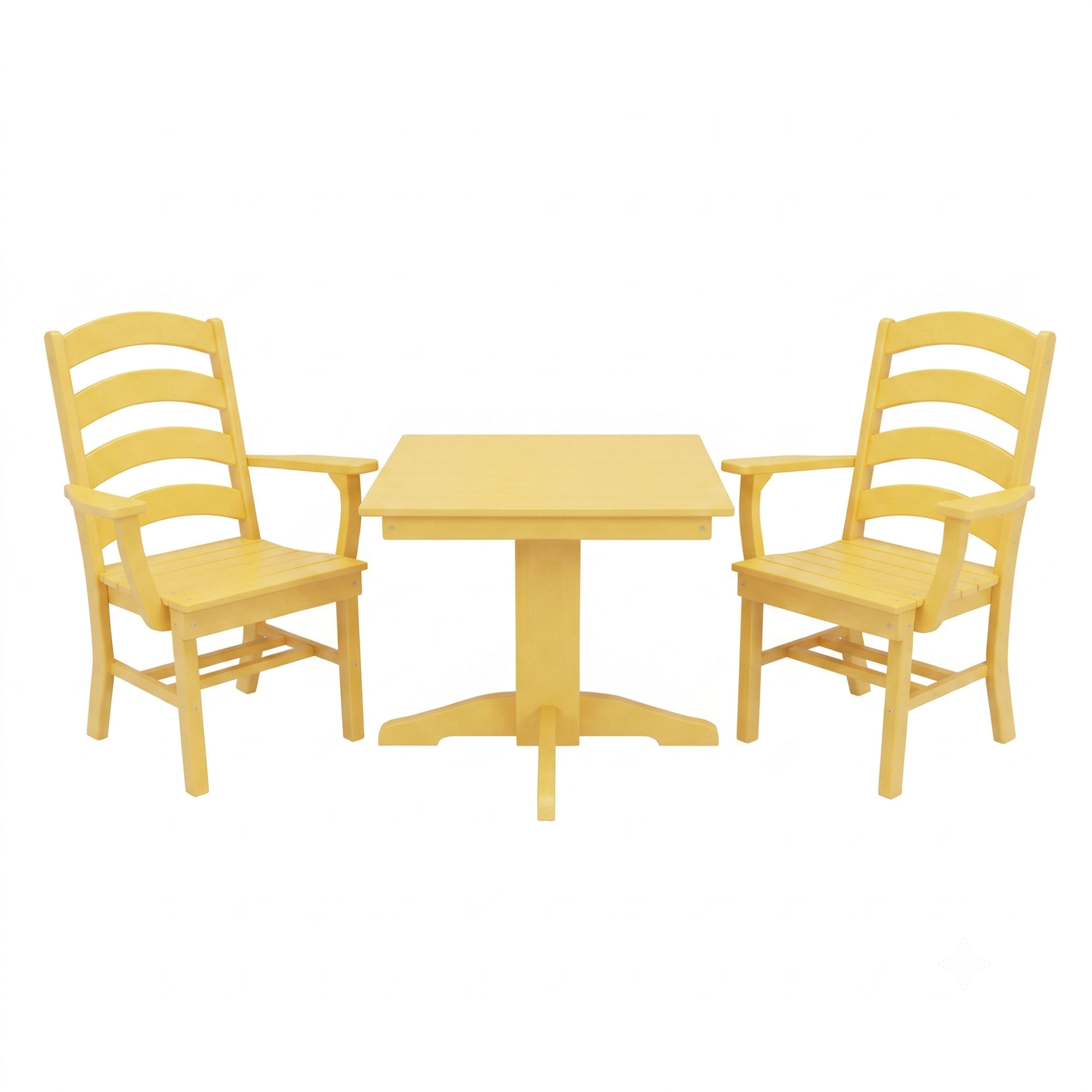 Keystone Amish Co. Josie 2 Person Poly Outdoor Dining Set with Square Table