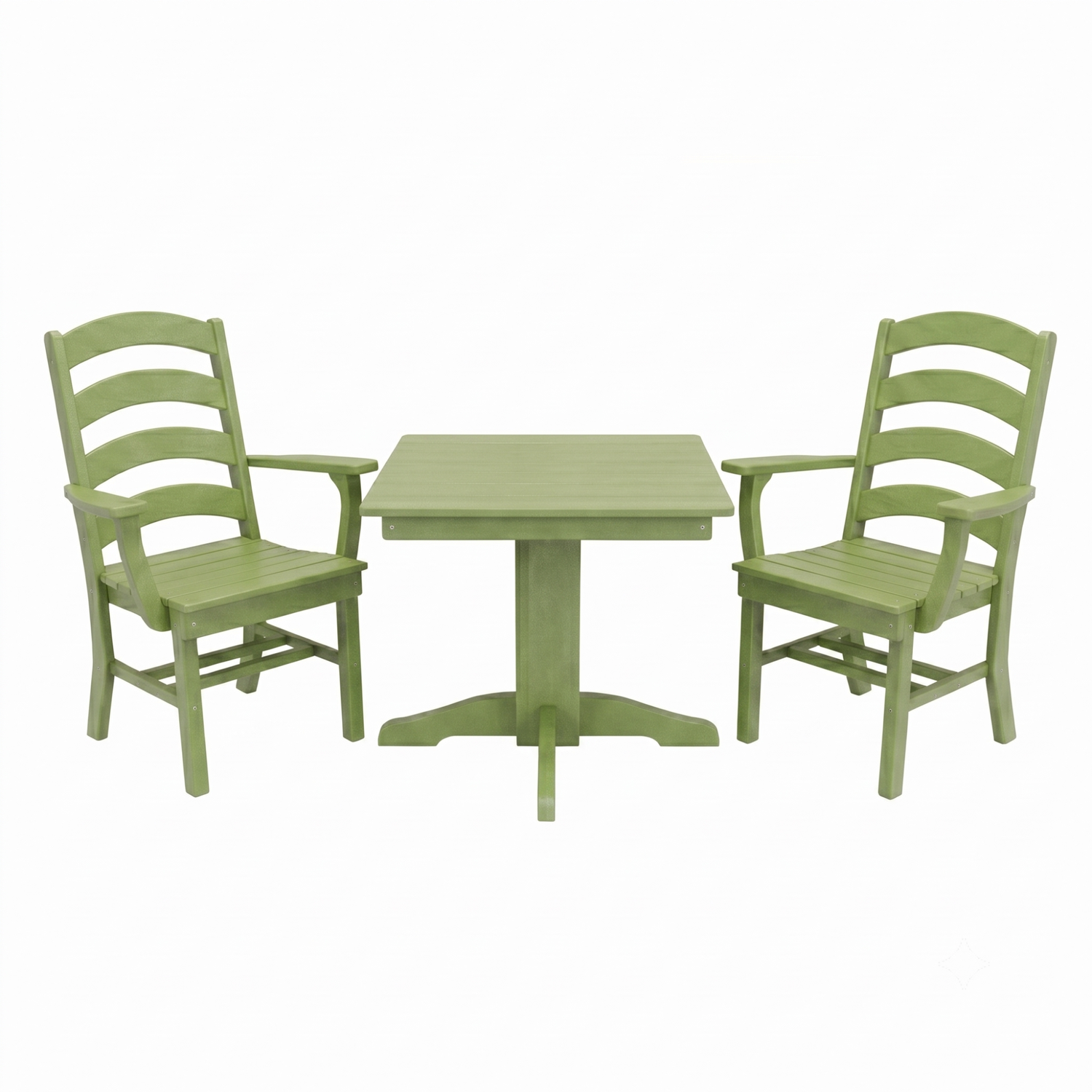 Keystone Amish Co. Josie 2 Person Poly Outdoor Dining Set with Square Table
