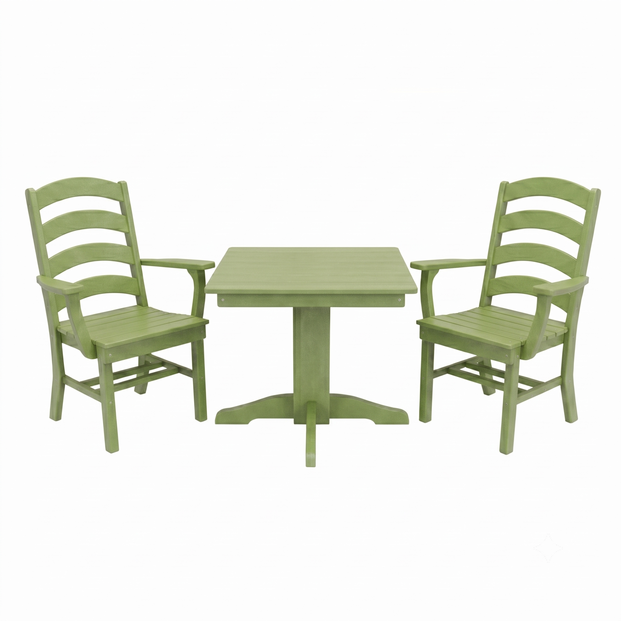 Keystone Amish Co. Josie 2 Person Poly Outdoor Dining Set with Square Table