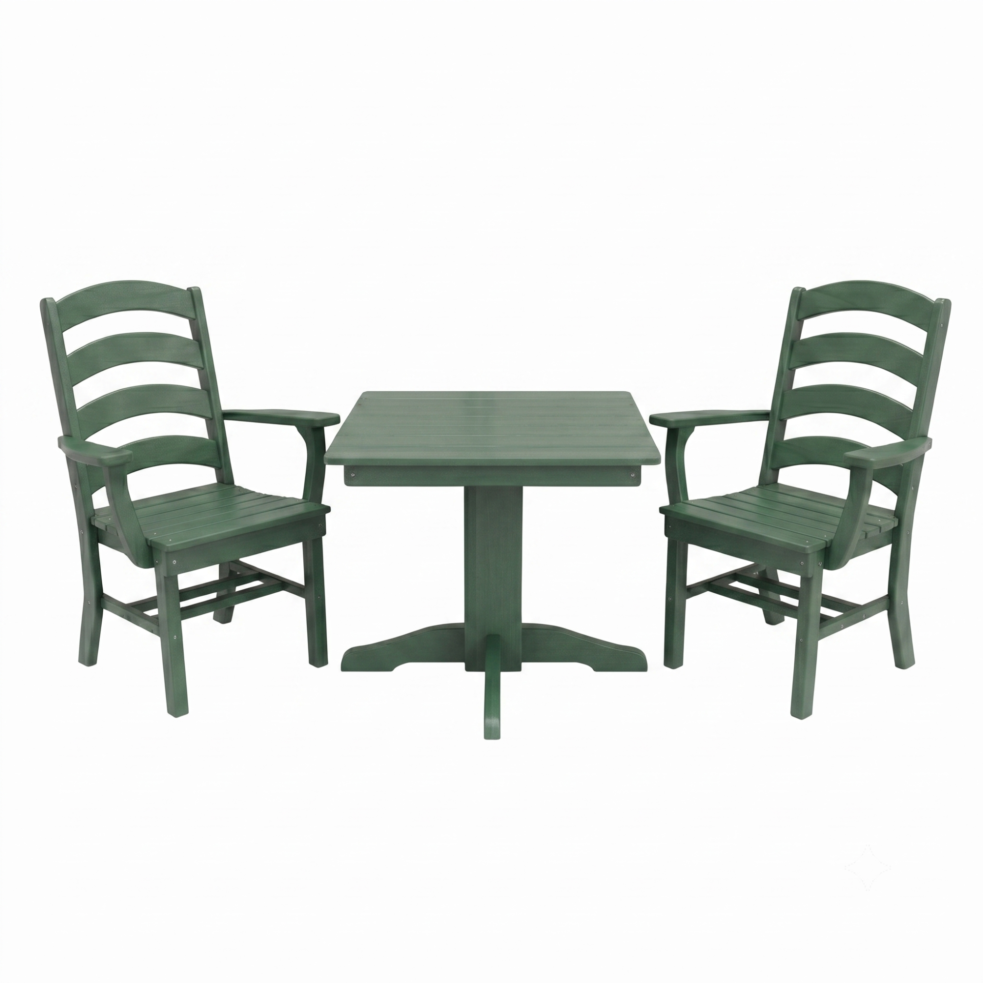 Keystone Amish Co. Josie 2 Person Poly Outdoor Dining Set with Square Table