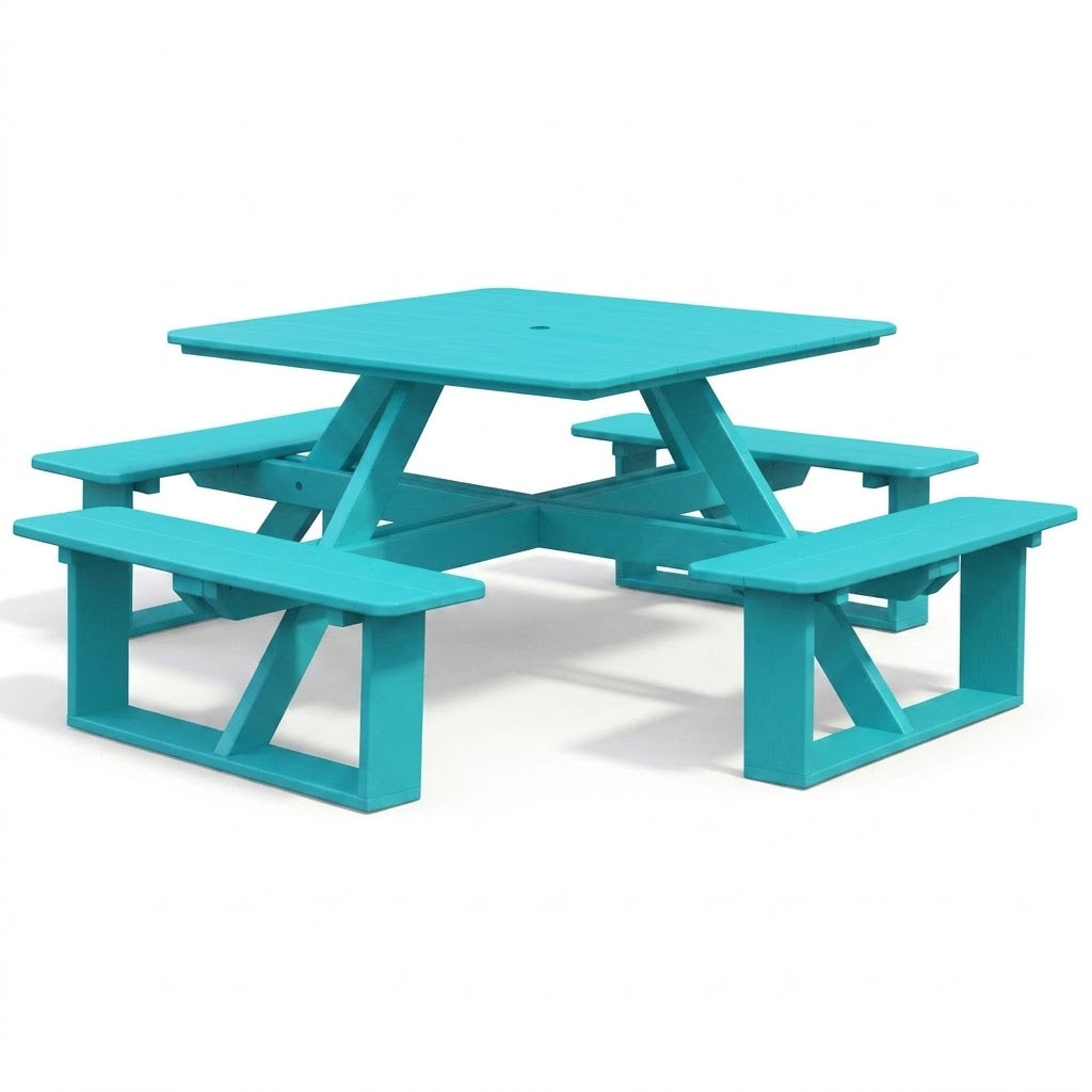 Keystone Amish Co. Square Walk-In Poly Picnic Table