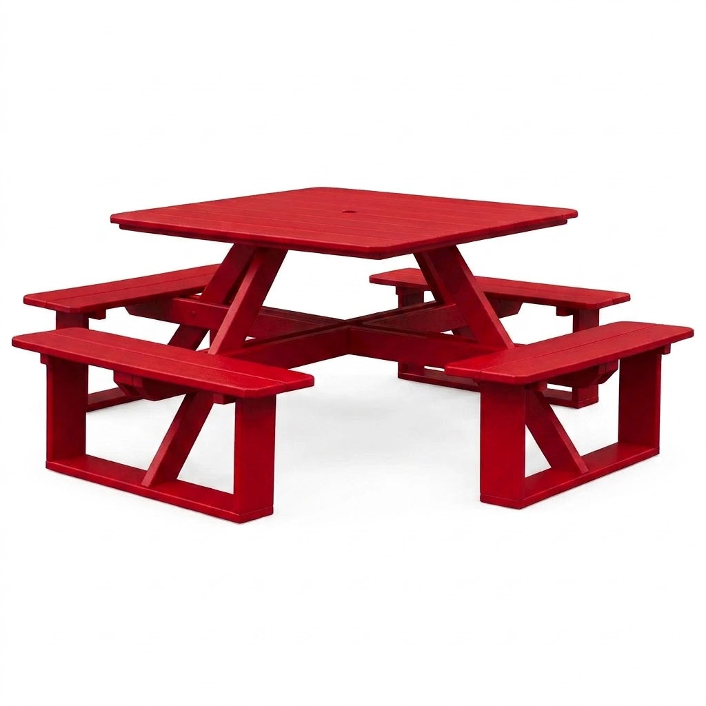 Keystone Amish Co. Square Walk-In Poly Picnic Table