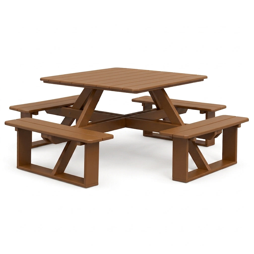 Keystone Amish Co. Square Walk-In Poly Picnic Table